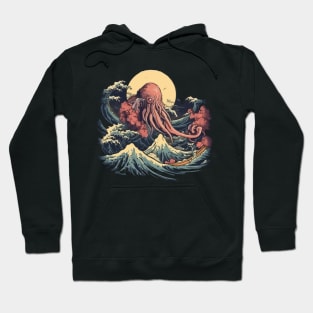 Hokusai Cthulhu Hoodie